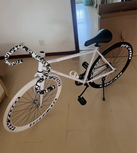 死飞26寸倒刹自行车，骑着轻松，速度快，基...