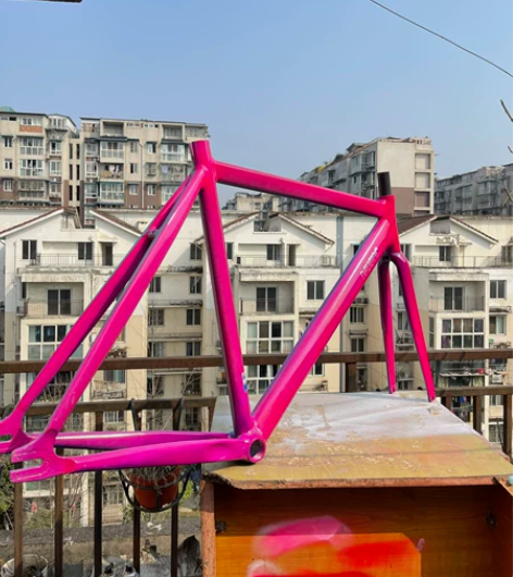 死飞车架改漆 自行车架改漆 公路车翻新涂装...