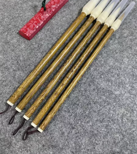 笔名挽风 兼毫毛笔高档专业级书法练字狼羊兼...