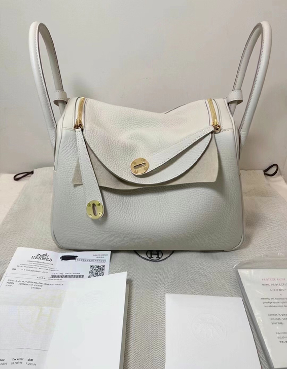 全新 奶昔白 lindy 30