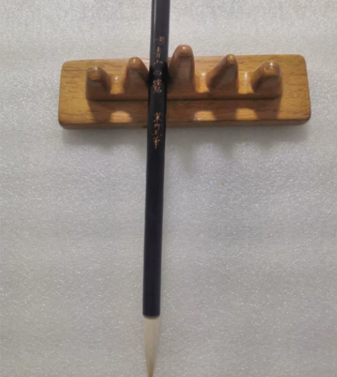 莱州苘麻胎羊毫笔青山白鹭。启功喜欢用的笔。...