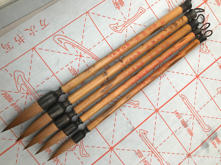 乌龙游洋毛笔，掖县制笔厂经典毛笔，狼兼豪，...