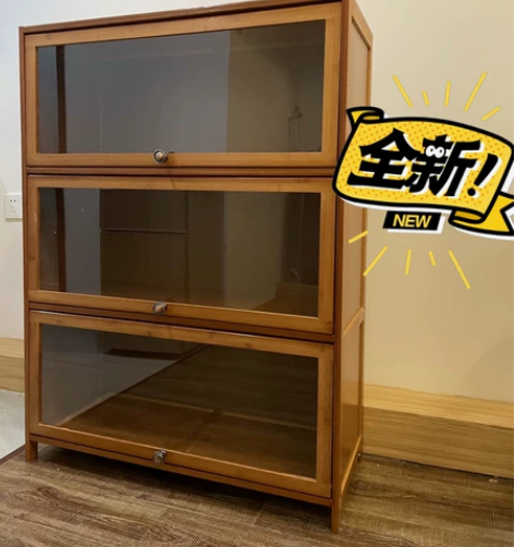 高颜值复古储物柜餐边柜客厅碗柜茶水柜置物架...