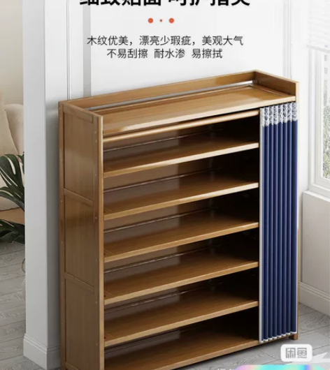 低价处理 楠竹鞋架子简易多层家用门口经济型...