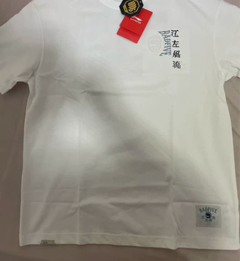 李宁江左风流短袖T恤，M码，全新未穿着，保...
