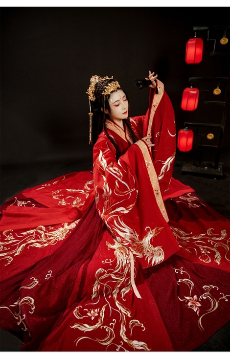 如梦霓裳 x神都夜行录联名烛龙九凤 正红九...