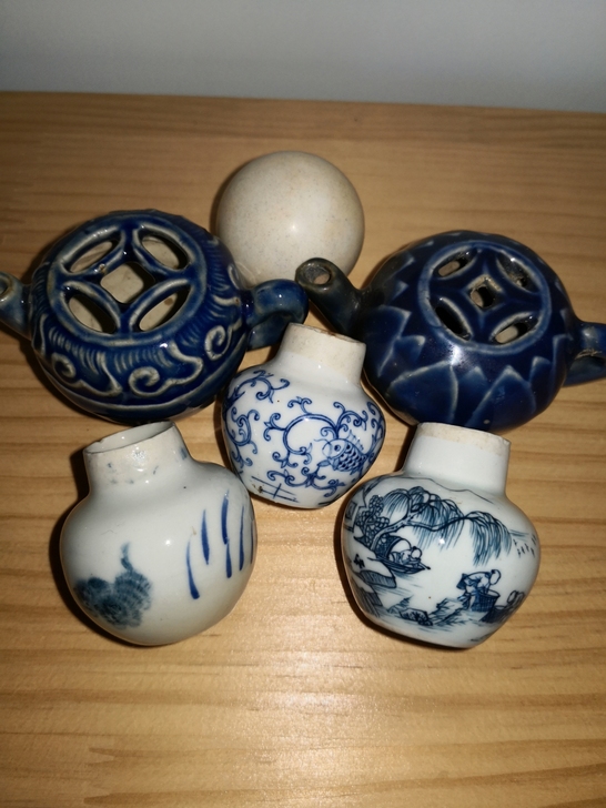 文房四宝,砚滴,墨滴,收来的一些写毛笔字用...