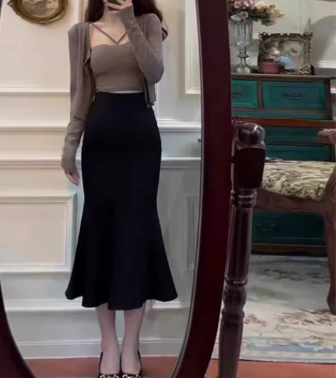 鱼尾裙 全新 好品质 秋冬款 百搭 感兴...