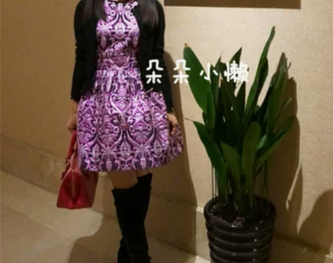 现货 朵朵版 重工提花刺绣花苞裙 年会小礼...