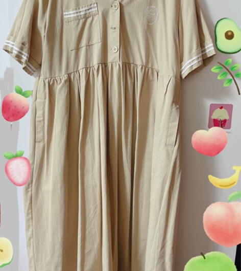 kati海军风水手领字母刺绣。 现货 日系...