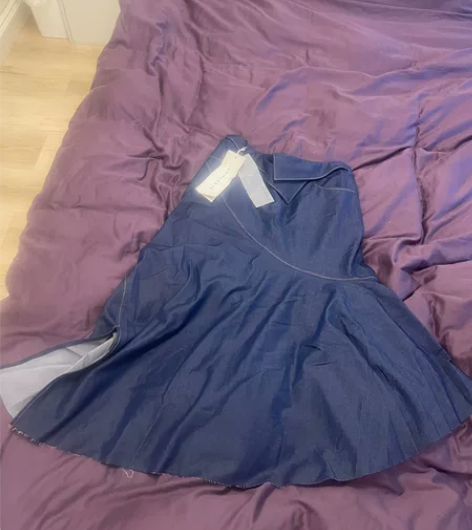 牛仔鱼尾裙 165.88码 全新带吊牌全新...