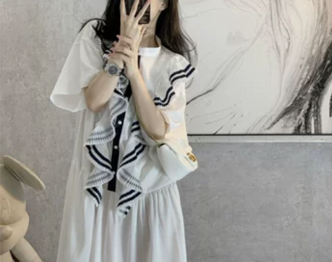 2021年夏季新款高级女装法式复古裙子设计...