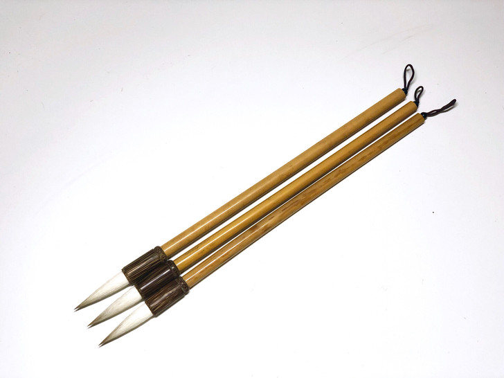 兼毫毛笔 自家作坊古法纯手工制作的