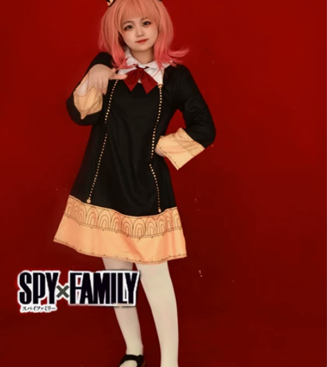 儿童间谍过家家阿尼亚cosplay服约尔布...