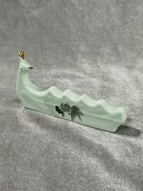 文房雅玩  孔雀笔搁