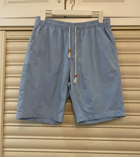 男士休闲短裤中裤，腰围76，裤长48，松紧...