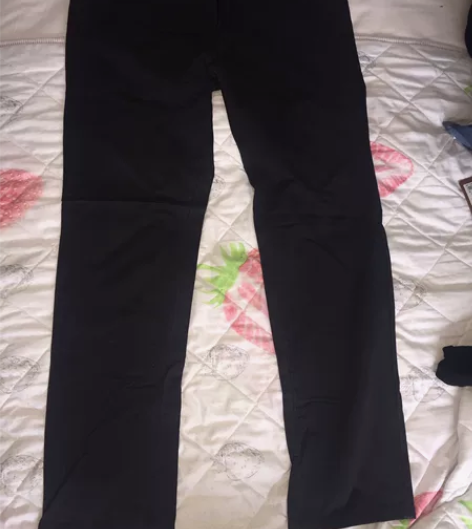 黑色男式休闲裤，7成新无吊牌，36码，裤长...