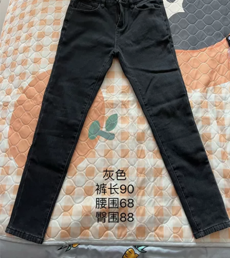 女生秋冬加绒牛仔裤三条100打包带走,单要...