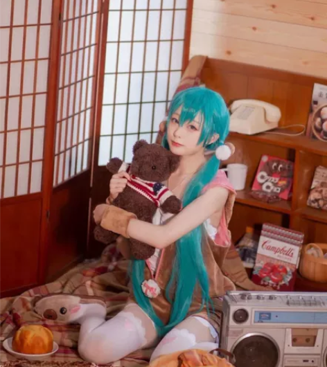 「代售」绝色漫初音未来小熊饼干cos（送j...