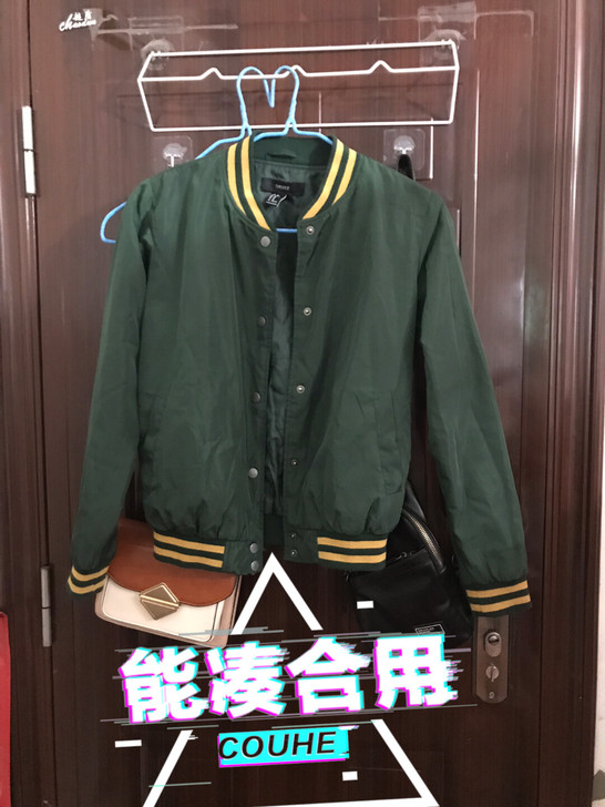 棒球外套,XS,衣长58厘米左右,常规款长...