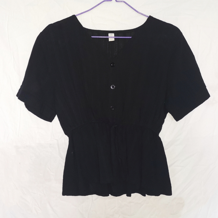 V领收腰雪纺衫##amp；mdash；##...