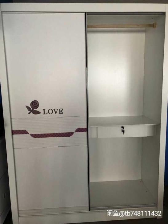 全新衣柜包送，推拉门不占地方，吸塑门，可拆...