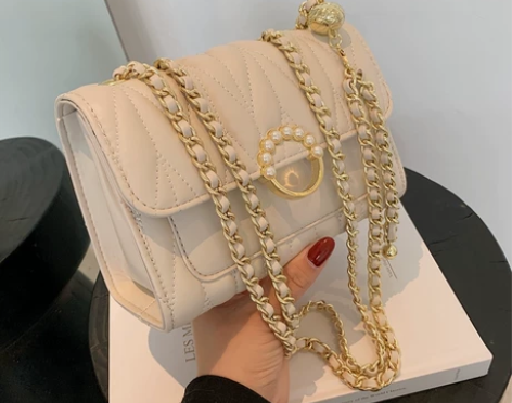 【今日特价】高级感小包包新款潮时尚菱格链条...