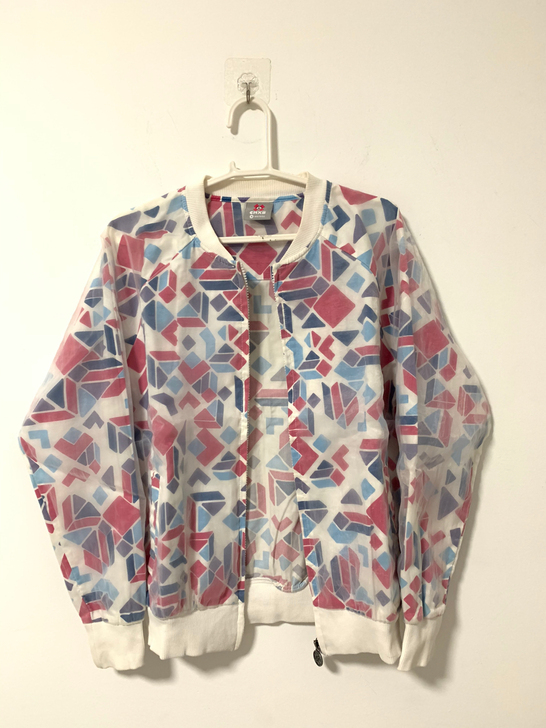 棒球运动外套，两层-欧根纱，M码，专柜购入...