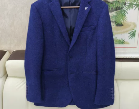 H系列品牌撤柜正品剪标秋季新款毛呢西服，男...