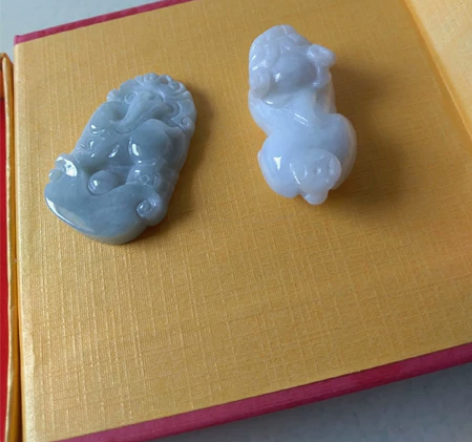 玉雕小件两个,闲置包真,东西不贵,不议价,...