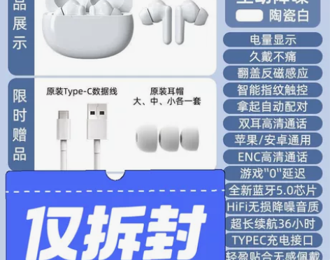 诺必行蓝牙耳机真无线X2ANC主动降噪EN...