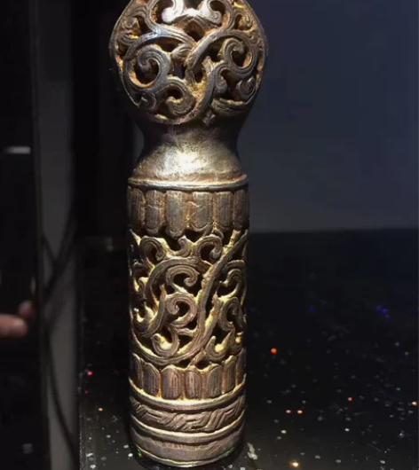 藏传鎏金卷草纹 藏印 〓 鉴赏：     ...