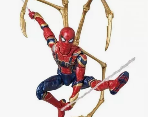 复仇者联盟081钢铁蜘蛛侠可动手办模型公仔...