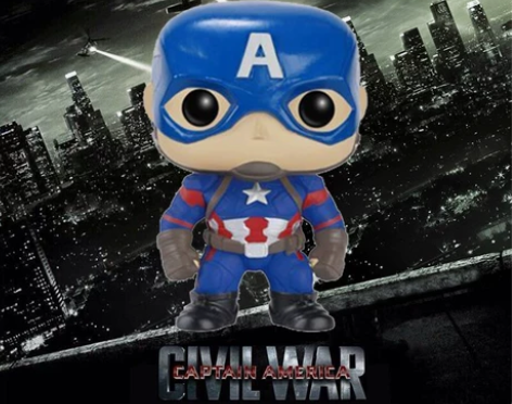 funko pop 美国队长3 克里斯埃文...