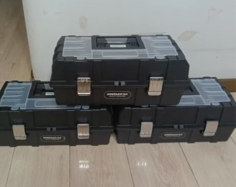 绿林三层折叠工具箱收纳箱套装加厚五金工具箱...