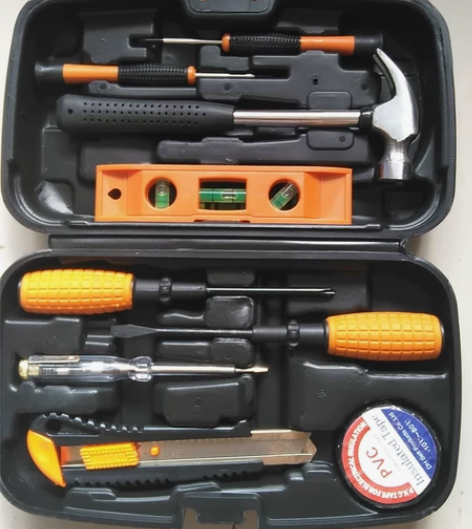 处理闲置德国科麦斯家用五金工具箱套装正品包...