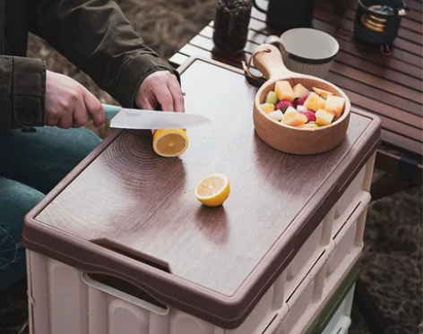 多功能可折叠收纳箱木盖加厚大号置物箱韩国爆...