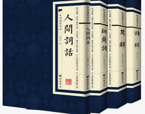 书籍人间词话4册词话纳兰词诗经楚辞古诗词里...