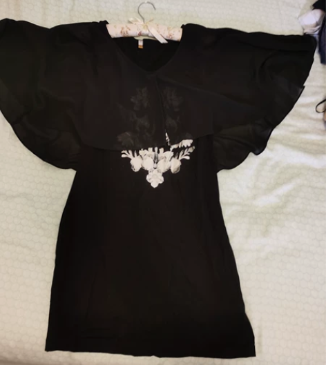 朝花夕拾155码裙子,很显瘦!格子155-...