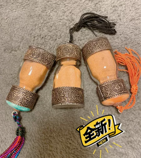 撒哈拉沙子手工艺瓶“每想你一次,天下漂落一...