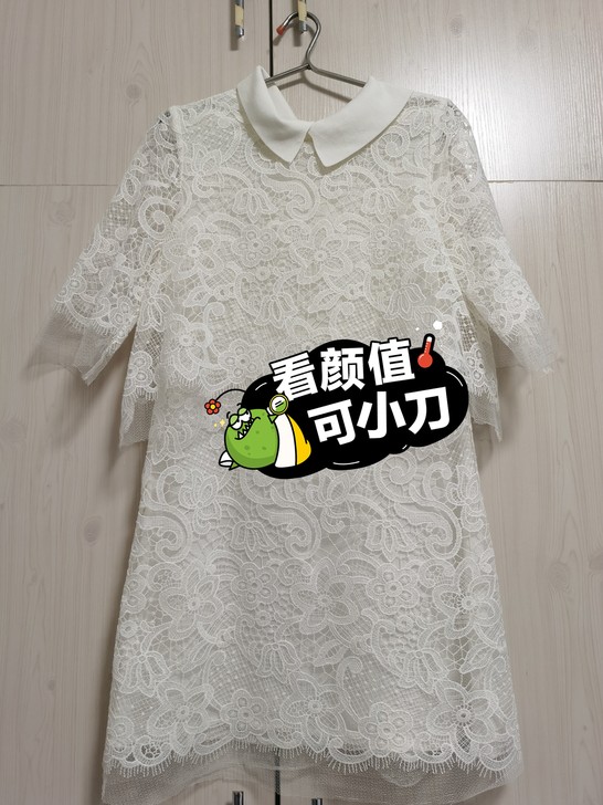ZLL 白色 蕾丝连衣裙