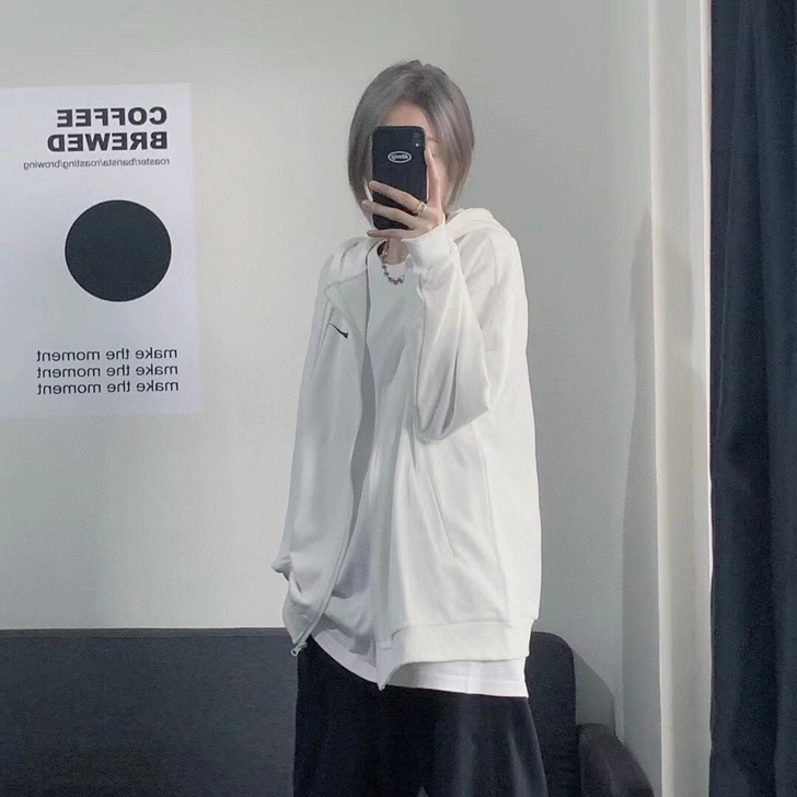 NIKE 耐克基础两色连帽外套