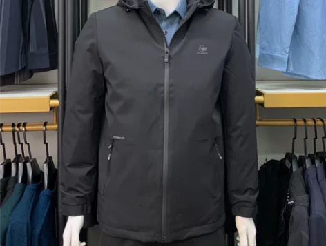 轻奢商务风 男士冬季 轻薄可脱卸帽 羽绒服...