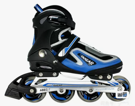 美洲狮正品成人专业单排轮滑鞋成年旱冰鞋直排...