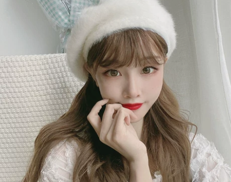 仙女甜美可爱白色兔毛毛绒贝雷帽女秋冬韩版日...