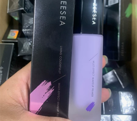 【全新未拆封】zeesea滋色隔离霜紫色，...