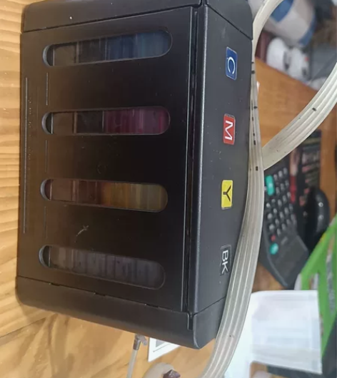 佳能4色连供 包含1/3墨水 26包邮 不...