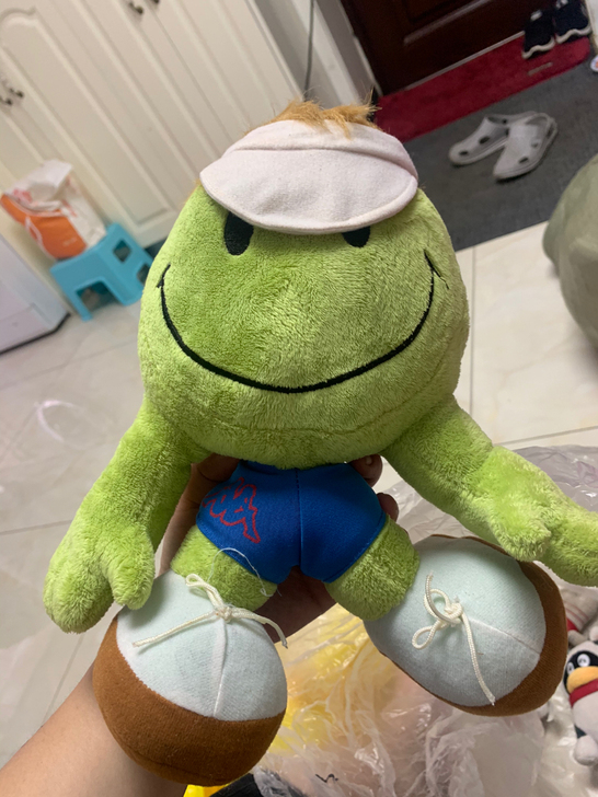 kappa联名版网球吉祥物毛绒玩具
