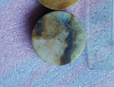 文房玉石镇纸一对 尺寸5.5*1.5 转...