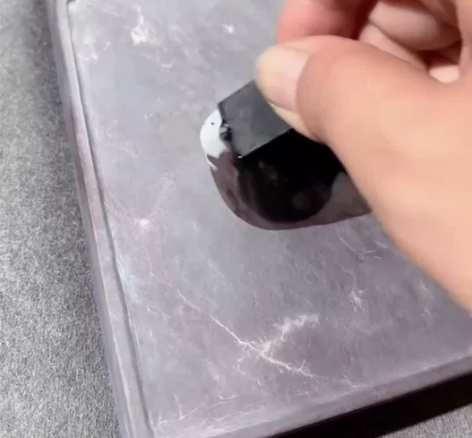 肇庆端砚，麻子坑，水麻子天青透潤料素雅文人...